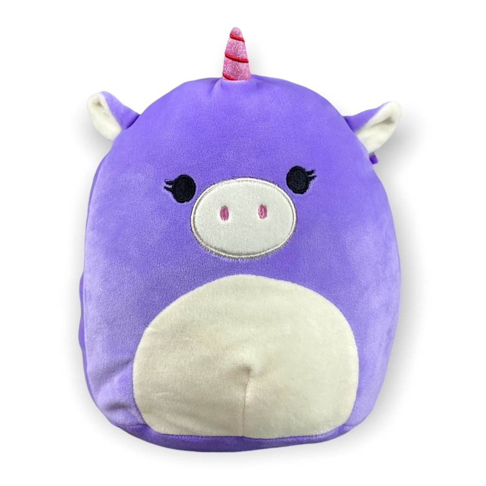 Squishmallow Astrid Purple Unicorn 8" Inch Super Soft Plush Toy Pet Kellytoy